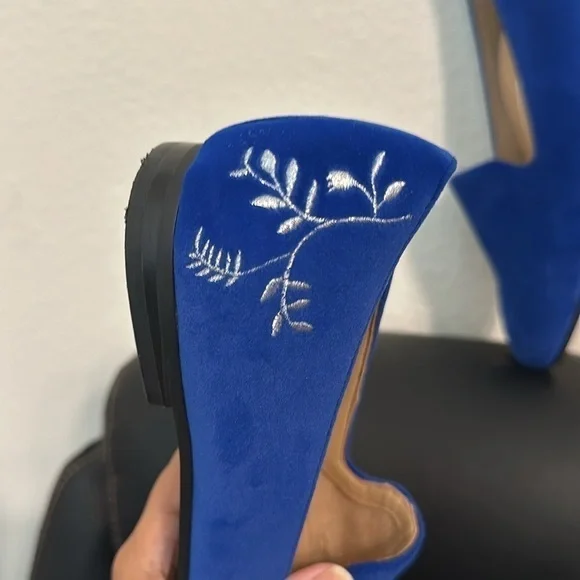 VIONIC WILLA LOAFER FLAT COBOLT BLUE LIKE NEW SZ 6 CAREER EVERYDAY DATE NIGHT - Picture 7 of 8